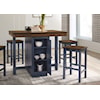 Furniture of America - FOA Azurine Counter Height Dining Set