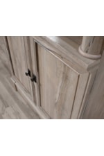 Sauder Palladia Rustic Armoire with Garment Rod