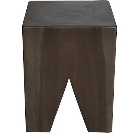 Armin Solid Wood Accent Stool