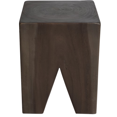 Armin Solid Wood Accent Stool
