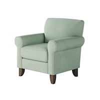 Accent Chair with Rolled Arms