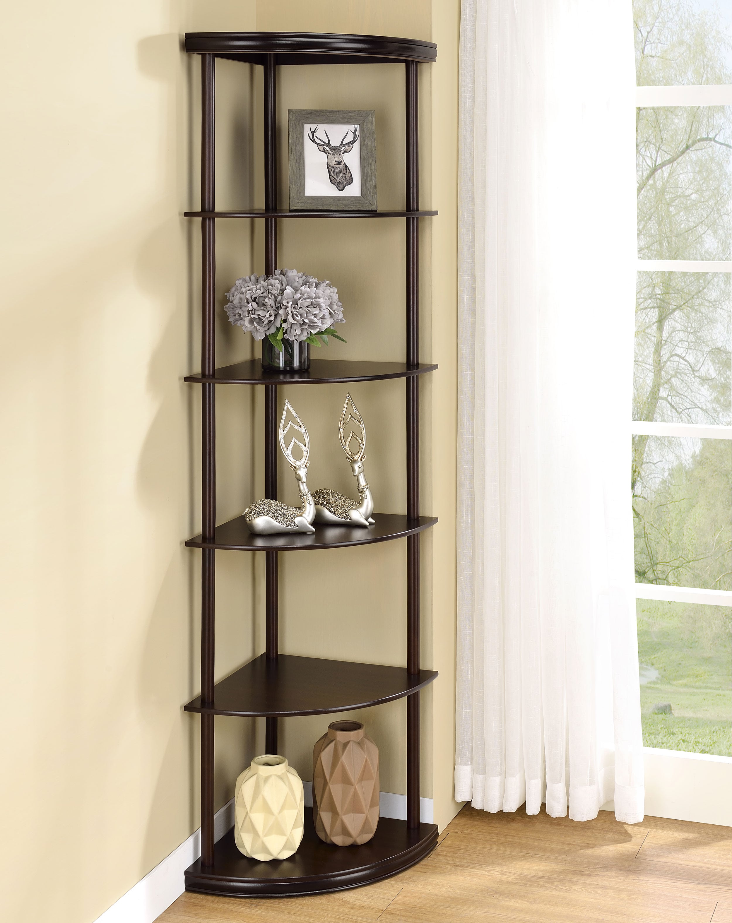 Bonwick 72-inch Corner Bookshelf