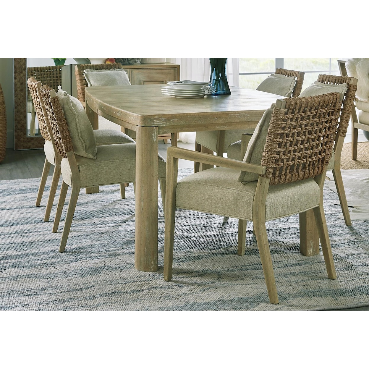 Hooker Furniture Surfrider 7-Piece Table and Chair Set