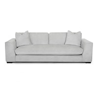 Contemporary Sofa with Two Arm Pillows