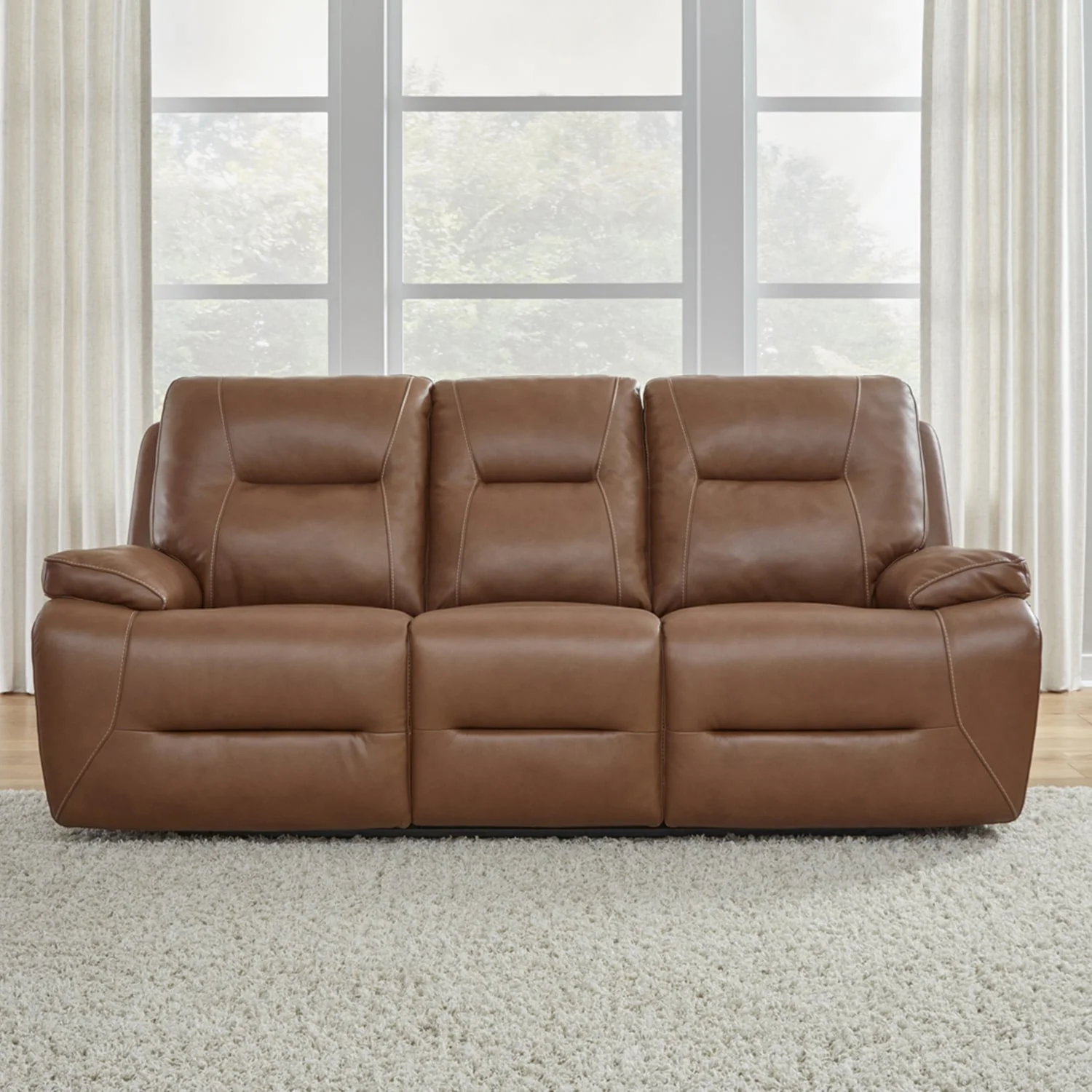 Liberty Furniture Cameron 7008SD-33P Casual Leather Power Reclining ...