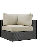 Modway Sojourn Outdoor Patio Sunbrella® Armchair - Gray