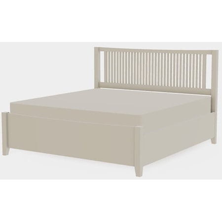 Atwood King Spindle Bed with Left Drawerside Storage