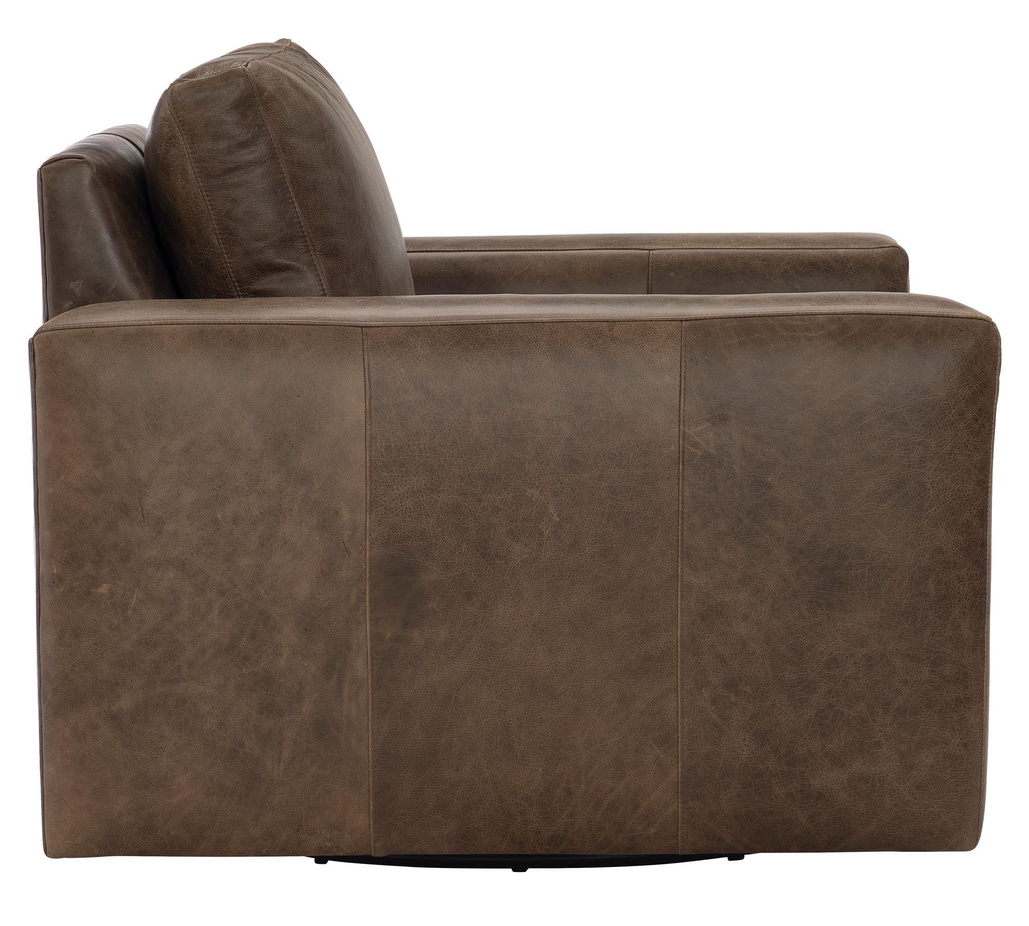 Dawkins Leather Swivel Chair