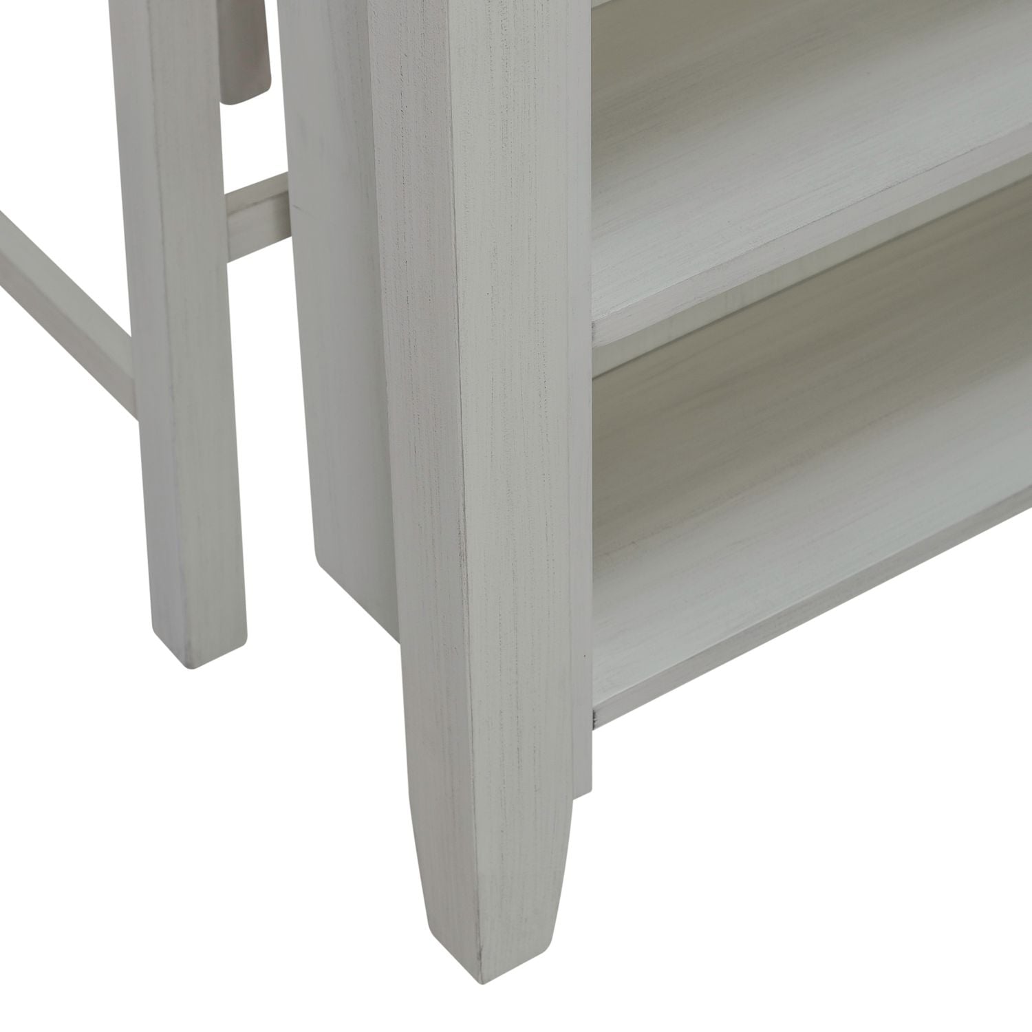 Liberty Furniture Brook Creek 3-Piece Counter Set - White