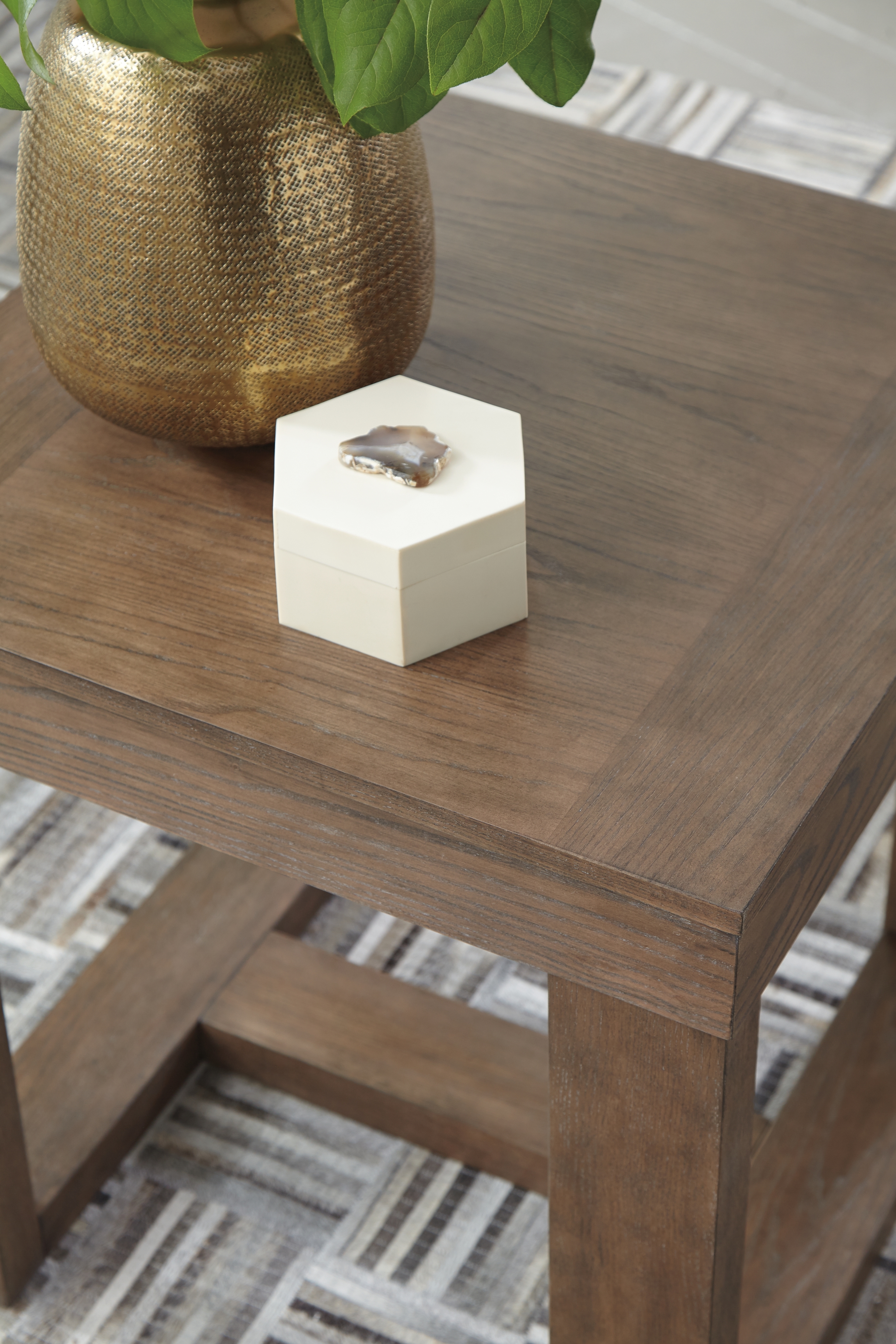 Signature Design by Ashley Cariton Square End Table