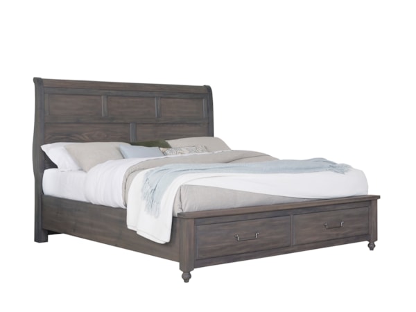 5-Piece Queen Sleigh Storage Bedroom Set