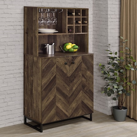 Mendoza Home Bar Cabinet Wine Storage