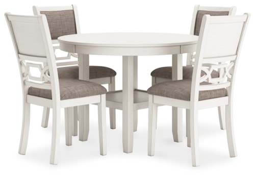 Dining Table And 4 Chairs (Set Of 5)