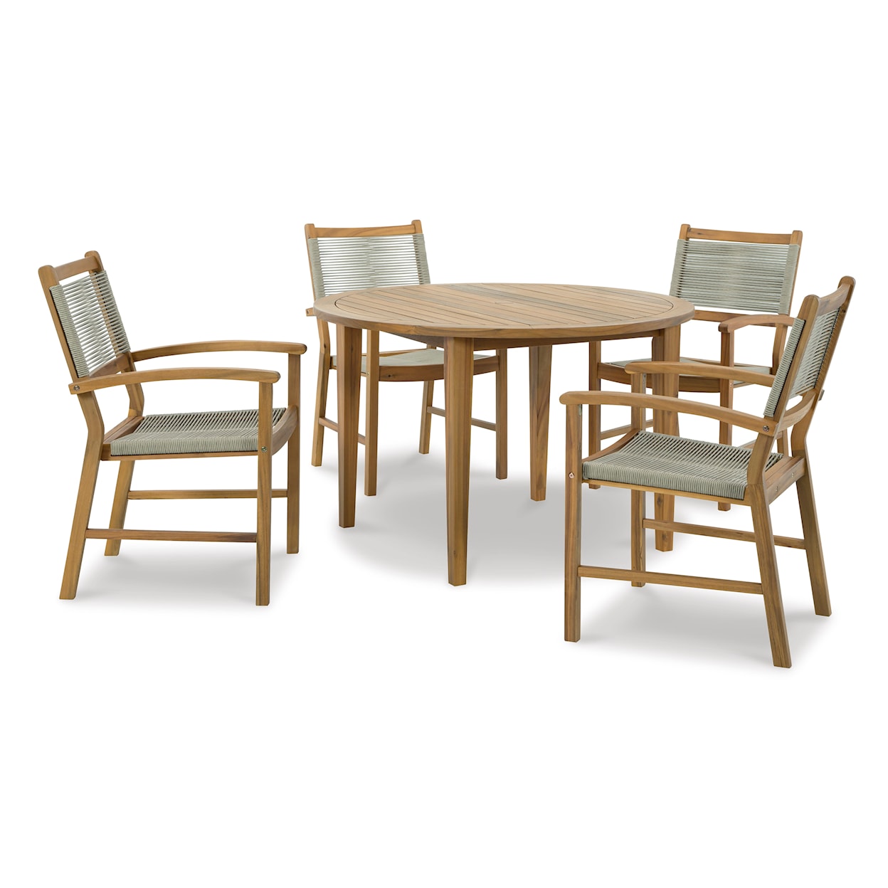 Signature Design by Ashley Janiyah 5-Piece Outdoor Dining Set