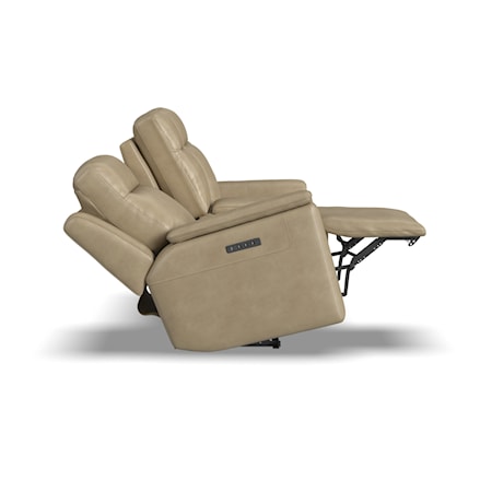 Power Reclining Console Loveseat