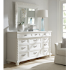 Barclay Butera Villa Blanca Dresser and Mirror Set