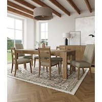 Contemporary 8-Peice Dining Set w/Server