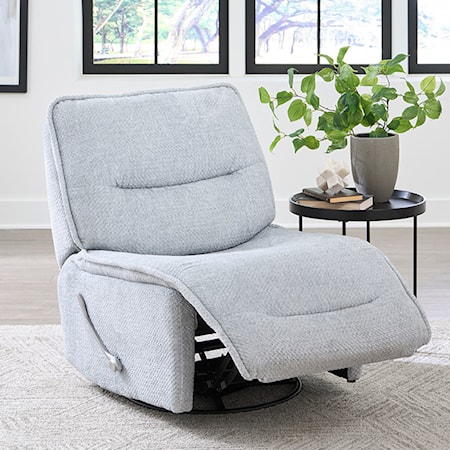 Armless Swivel Glider Recliner (Set of 2)