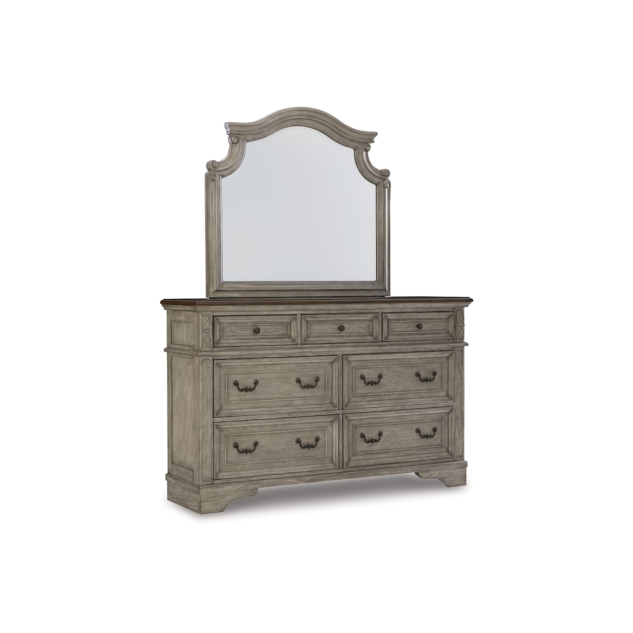 Benchcraft Lodenbay Dresser and Mirror