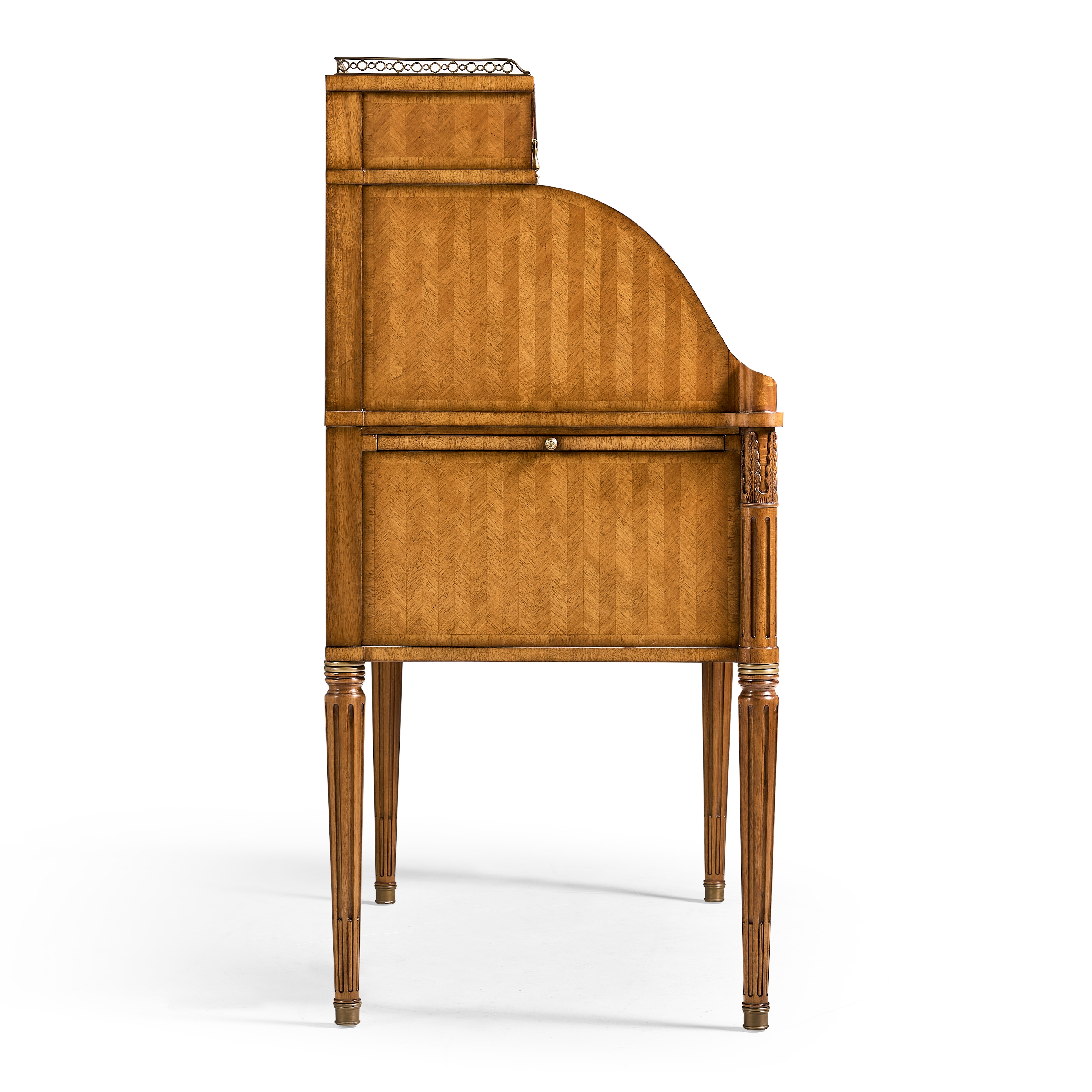 Jonathan Charles JC Traditional Satinwood Roll Top Desk