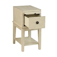 One Drawer Chairside Table