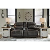 Signature Design by Ashley Grearview Power Reclining Loveseat with Console