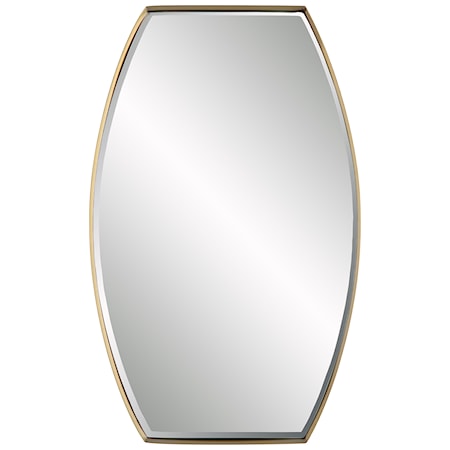 Portal Modern Brass Mirror