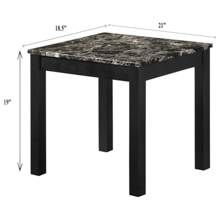 3-Piece Faux Marble Occasional Table Set