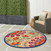 Nourison Aloha 5'3" Round  Rug