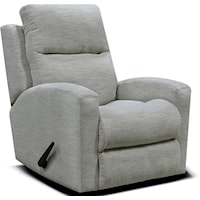 Casual Swivel Gliding Recliner with Track Arms