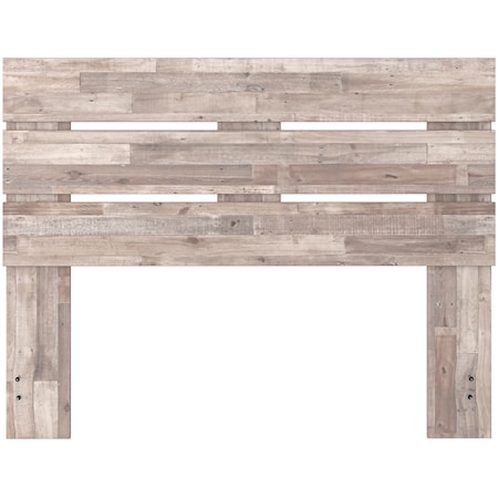 Queen Panel Headboard with Butcher Block Pattern