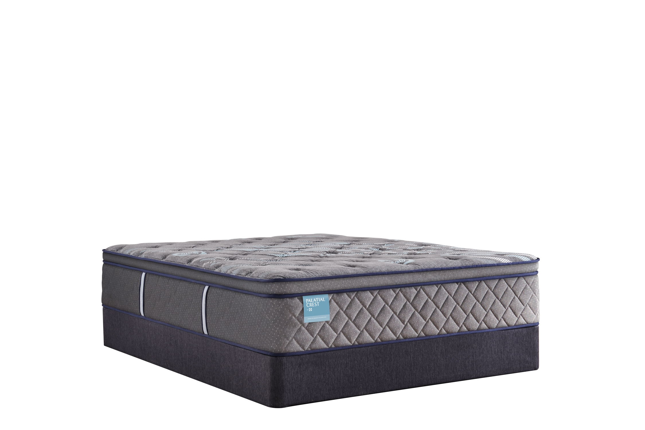 Sealy Palatial Crest S6 Wild Canyon Soft EPT Queen Wild Canyon Soft Euro Pillow Top