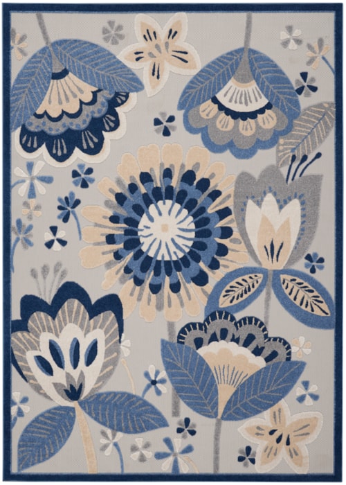 12' x 15' Blue/Grey Rectangle Rug