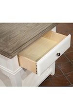 Riverside Furniture Myra Transitional Leg Side Table