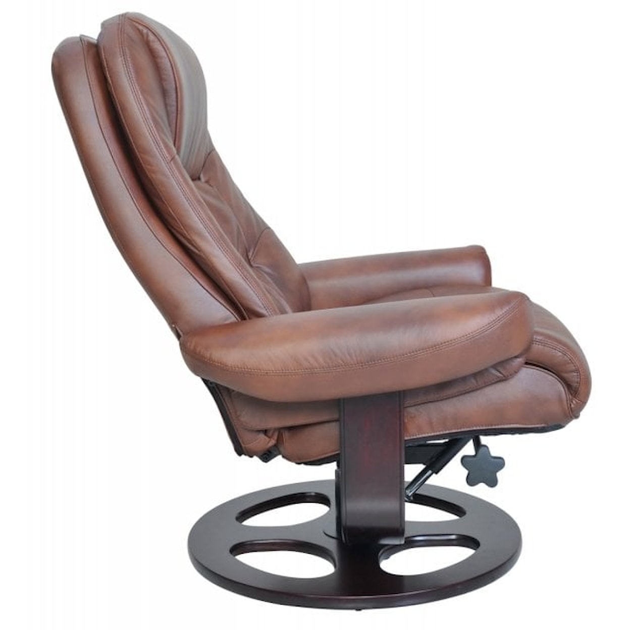 Barcalounger Jacque Swivel Recliner and Ottoman