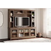Signature Boardernest 85" TV Stand with Hutch