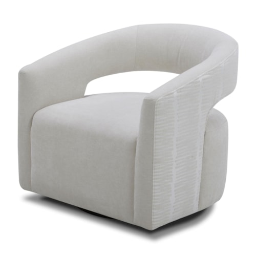 Contemporary Open Back Accent Chair