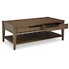 Ashley Signature Design Roanhowe Rectangular Cocktail Table