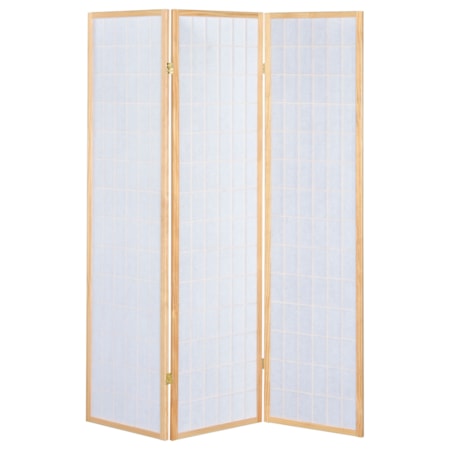 3-Panel Room Divider Folding Shoji Screen