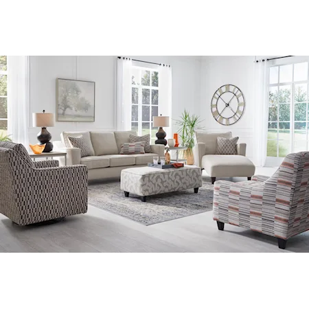 Contemporary 5-Piece Living Room Set