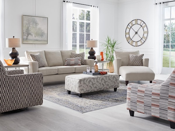 Stationary Living Room Groups