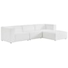 Modway Mingle Vegan and Ottoman Set