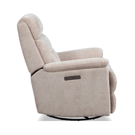 Sophisticated Power Swivel Gliding Recliner