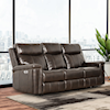 New Classic Quade Powered Leather Sofa