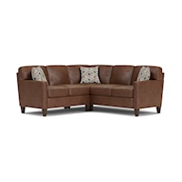 Sectional Sofa with Track Arms
