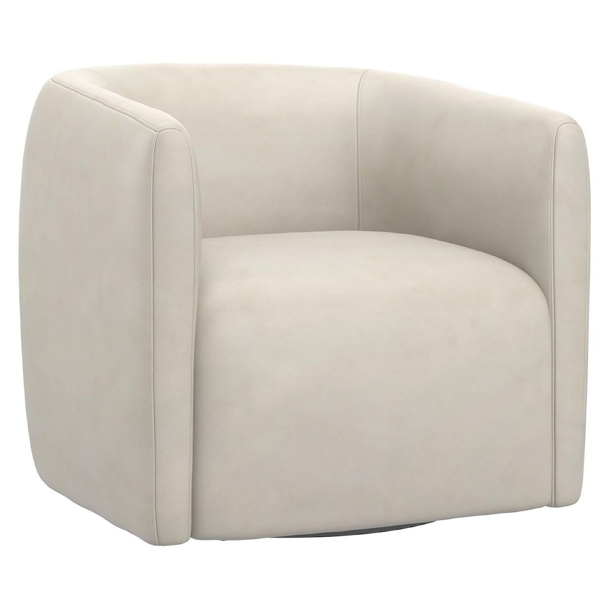 Bernhardt Bernhardt Living Aline Leather Swivel Chair