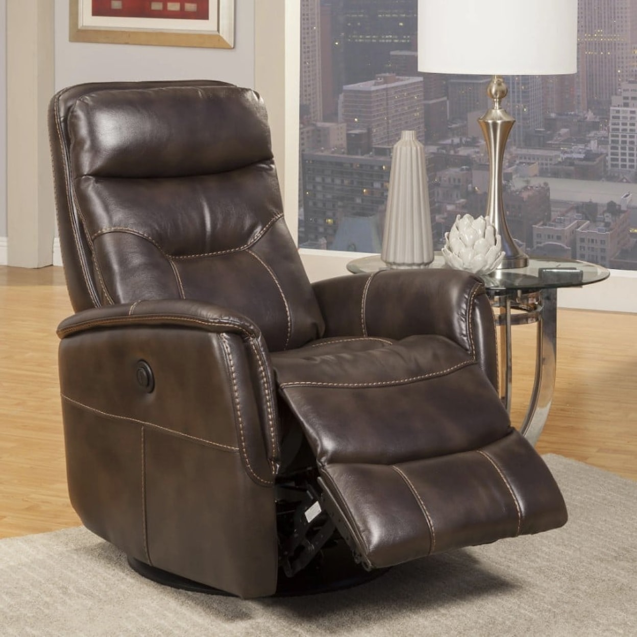 Parker Living Gemini Swivel Glider Power Recliner