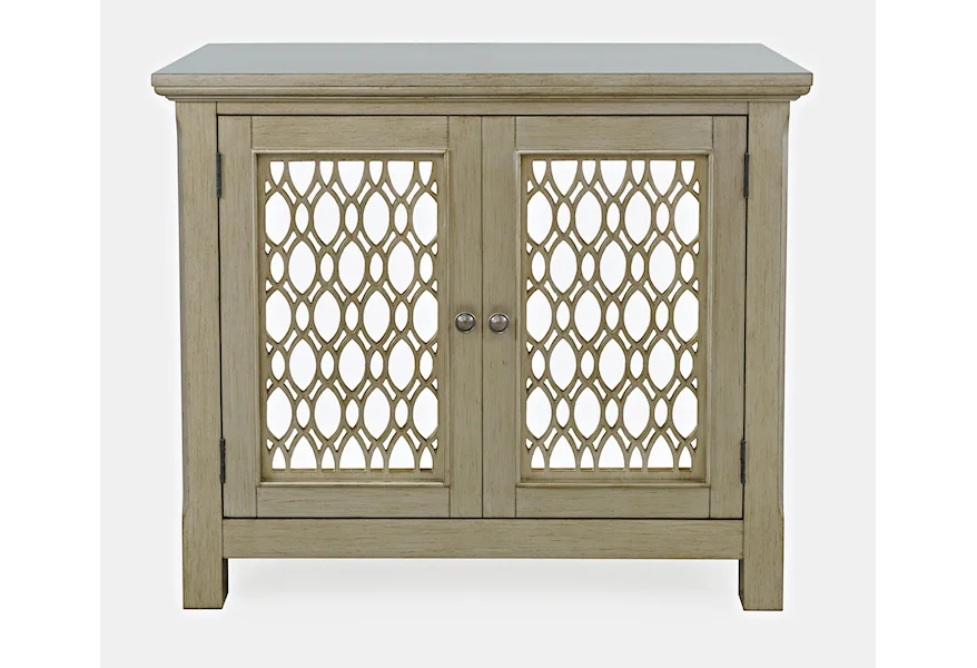 Isabella 38" Mirrored Accent Cabinet by Jofran at Jofran