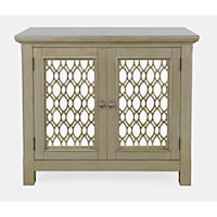 Glam Isabella 38" Mirrored Accent Cabinet