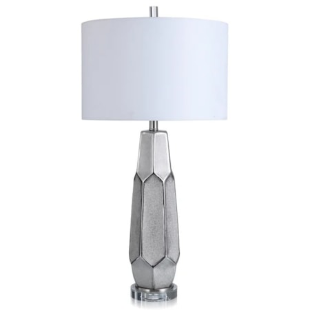 Silver Table Lamp